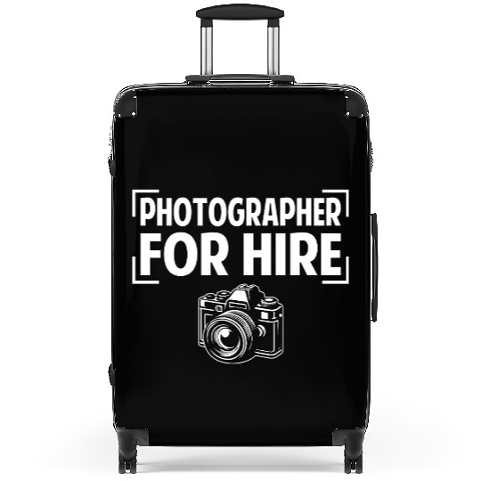 Photographer for Hire Suitcases - Funny Photography