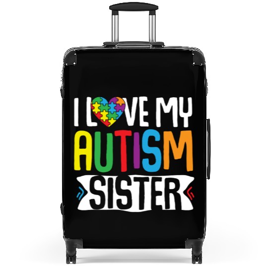 Autism Awareness Gift Brother Sister Suitcases