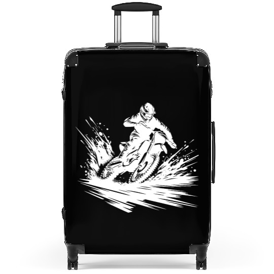 Motocross Jump Action And Pure Dirt Suitcases