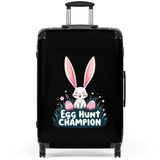 Egg Hunt Champion Bunny Design Suitcases