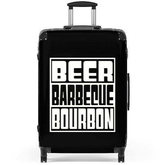 Beer Barbeque Bourbon Suitcases