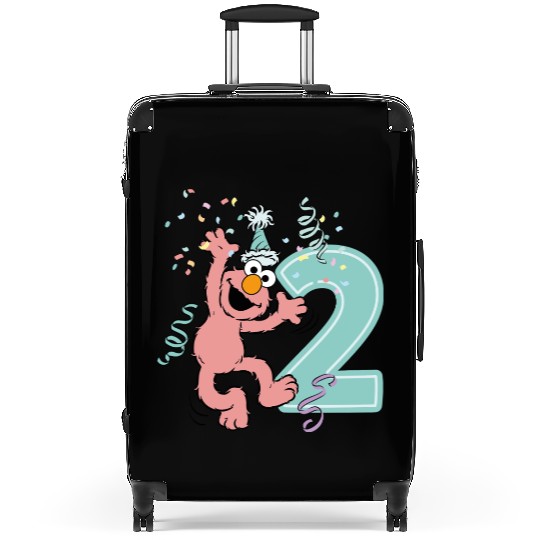 Sesame Street Birthday Design With Elmo Two Years Suitcases