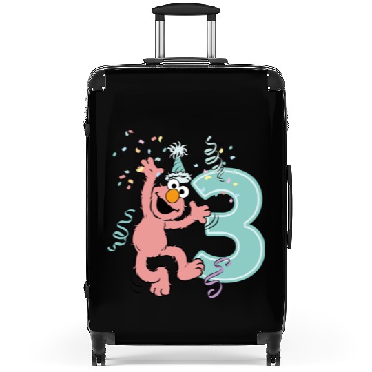 Sesame Street Birthday Design With Elmo 3 Years Suitcases