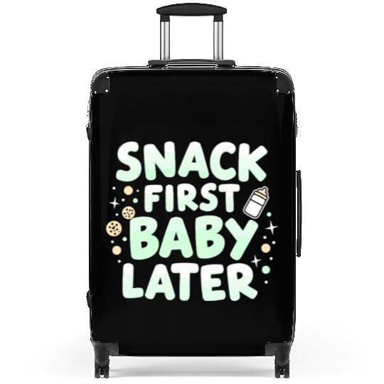 Pregnancy Cravings Funny Maternity Food Baby Bump Suitcases