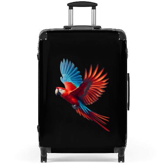 macaw parrot Suitcases