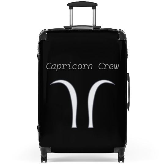 New, Original Capricorn Symbol Suitcases