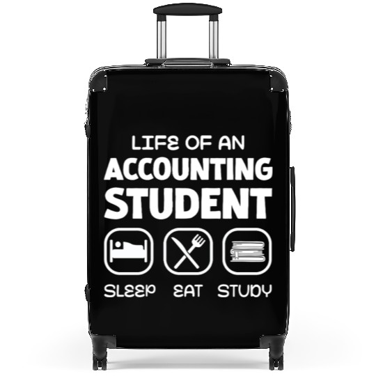Life of An Accounting Student Funny Design Suitcases