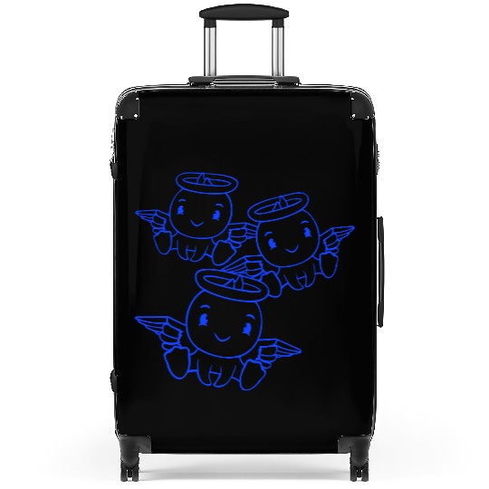 3 ducks angel friends halo holy team flying birds Suitcases