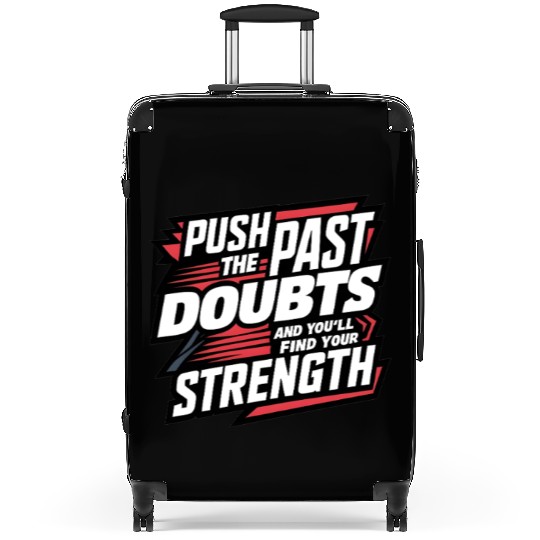 Self Growth Mindset Motivation Inner Strength Suitcases