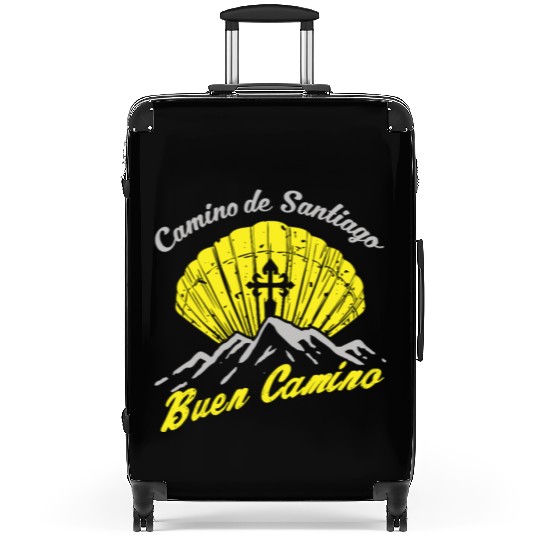 Way of St. James Buen Camino pilgrim shell Suitcases