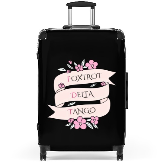 Foxtrot Delta Tango - Floral Subtle FDT Suitcases