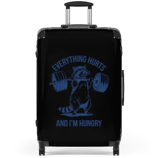 Everything Hurts Fitness Gym Sport Weightlifting Suitcases