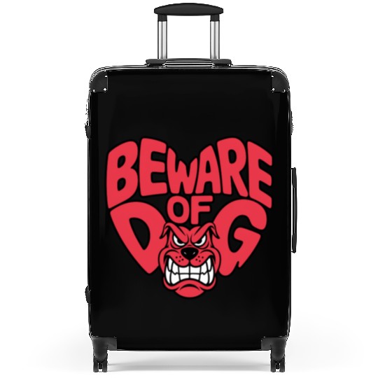 Beware of DOG Suitcases