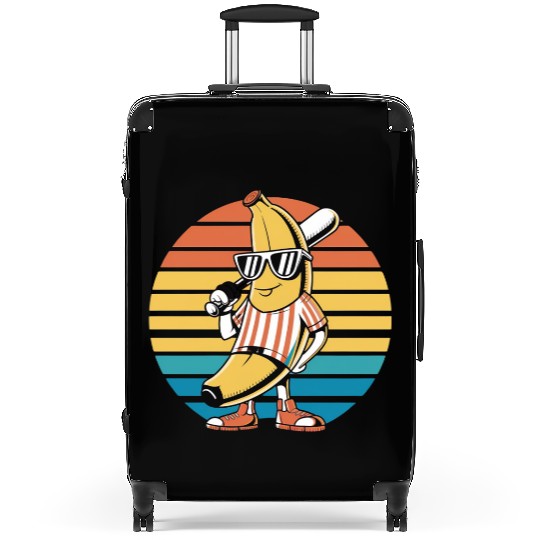 Baseball Banana Suitcases