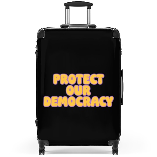 Protect Our Democracy Suitcases