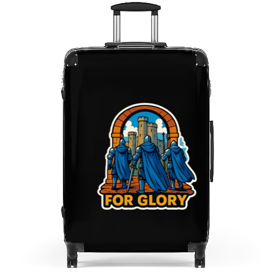 Medieval Knight, Wizard and Monster Suitcases