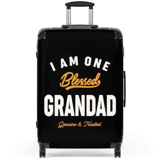I Am One Blessed Grandad Dad Grandpa Suitcases