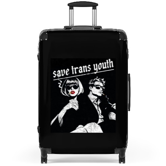 Save trans youth classic vintage Suitcases