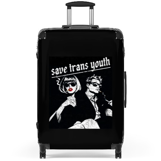Save trans youth classic vintage Suitcases
