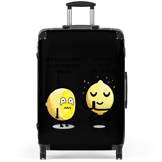 Be positive lemon Suitcases