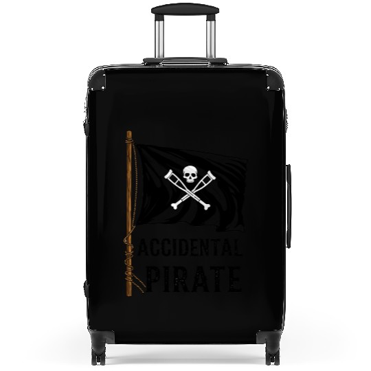 Accidental Pirate Funny Nautical Adventure Humor Suitcases