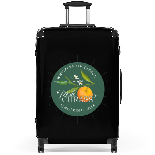 Elegant Citrus Branding Design Suitcases