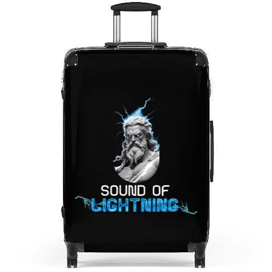 "Lightning God Zeus Suitcases – Epic Mythology