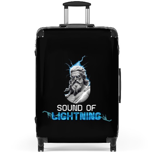 "Lightning God Zeus Suitcases – Epic Mythology