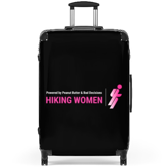Powered By Peanut Butter And Bad Decision, Women Suitcases