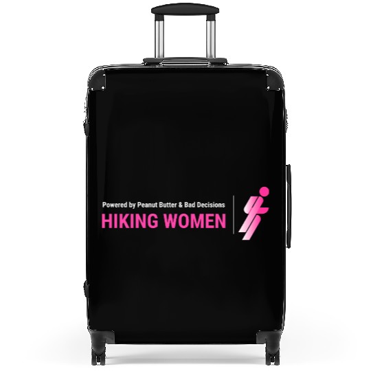 Powered By Peanut Butter And Bad Decision, Women Suitcases