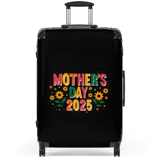 Vibrant Mother's Day 2025 Celebration Design Suitcases