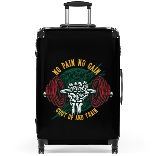 1RSN - No pain no gain Suitcases