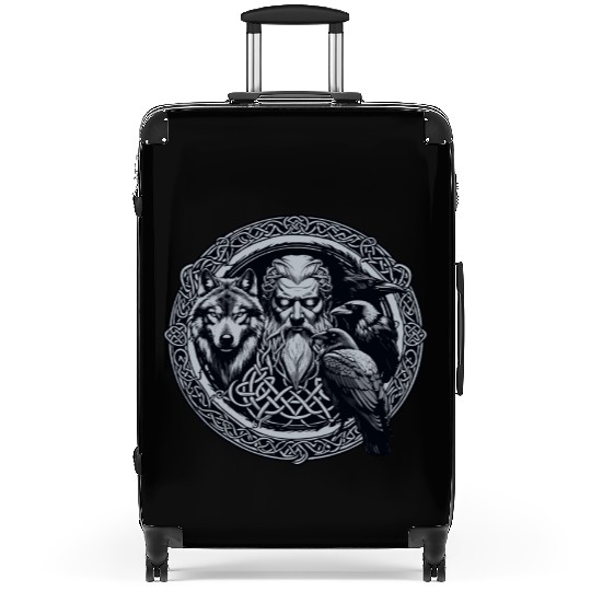 Viking Warrior Man Odin Thor Norman Walhalla Suitcases