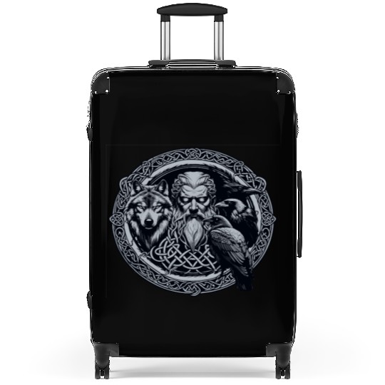 Viking Warrior Man Odin Thor Norman Walhalla Suitcases