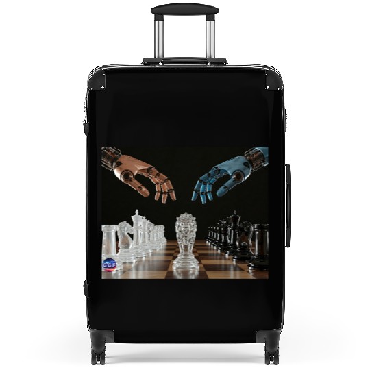 Crystal Robotic Chess Clash Suitcases