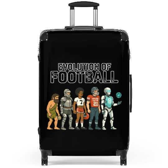 Football Evolution Timeline for Draft and Game Day Suitcases