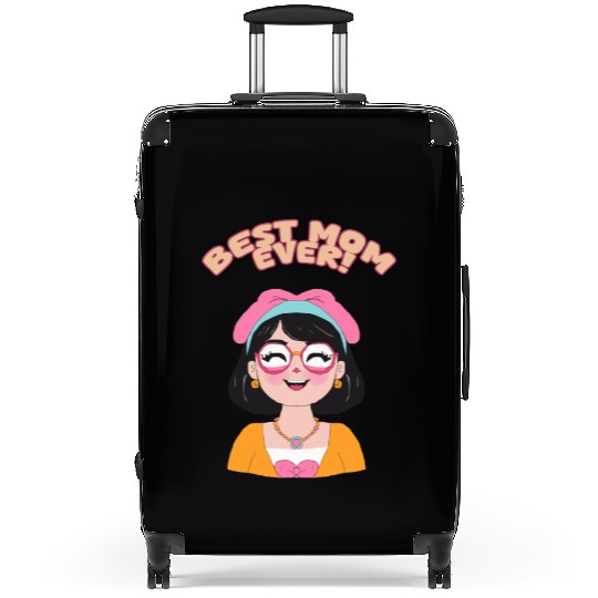 best mom ever Suitcases