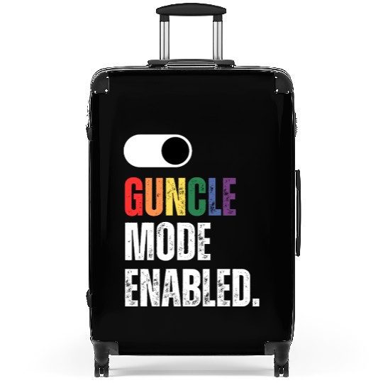Guncle (Gay Uncle) Guncle Day mode enabled on/off Suitcases