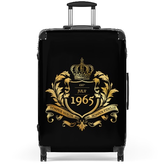 60th birthday Semper Verum - Established 08/1965 Suitcases
