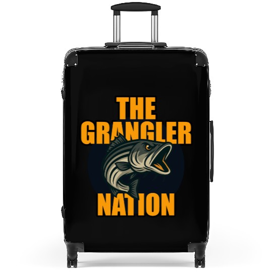 Grangler Nation (Striped Bass) Suitcases