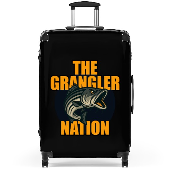 Grangler Nation (Striped Bass) Suitcases