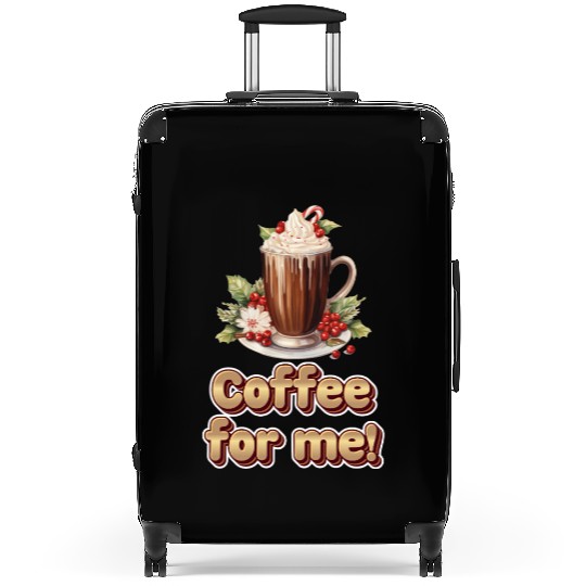 Coffee for me or hot chocolate ️ Suitcases