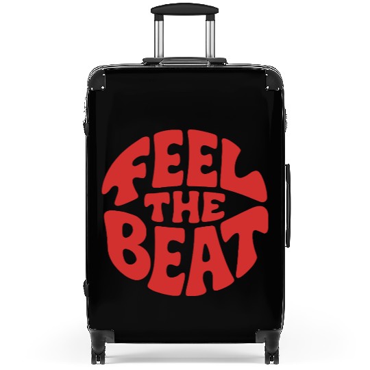 Feel the beat circle Suitcases