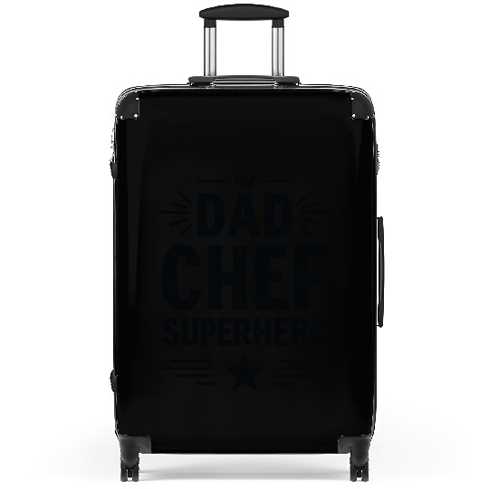 Dad Chef Superhero – Papa Cook Father Suitcases
