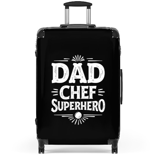 Dad Chef Superhero – Papa Cook Father Suitcases