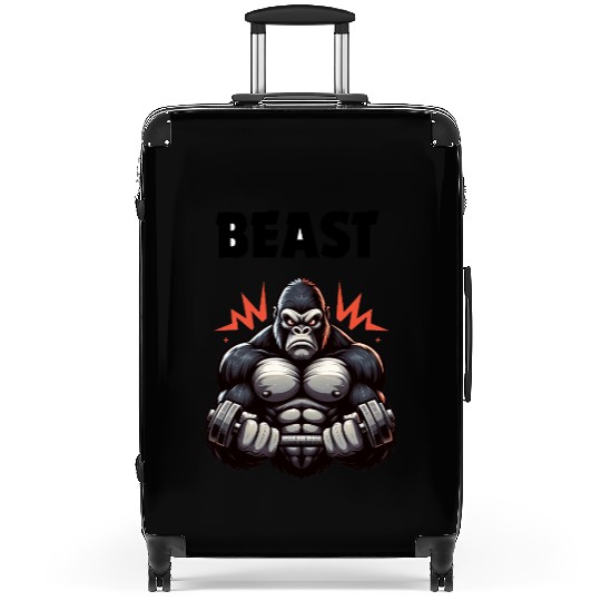 Beast Gym Gorilla – High Contrast Suitcases"