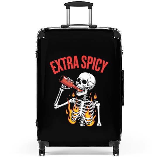 Red Pepper Chili Spicy Food Lover Suitcases