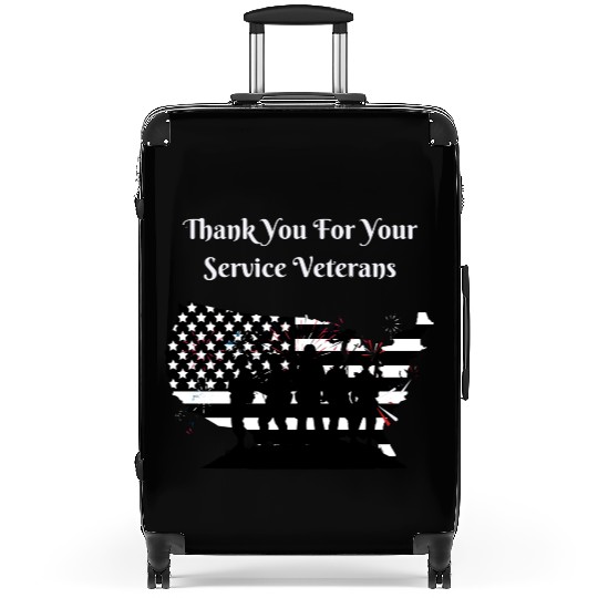 Thank You For Your Service Veterans day US Army Suitcases