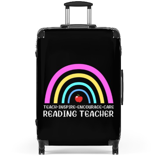 Reading Teacher Literature Book Library Suitcases
