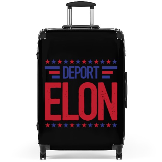Deport Elon Musk Bumper Anti Fascist Suitcases